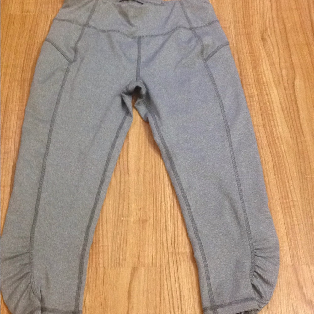 Grey Workout Capris